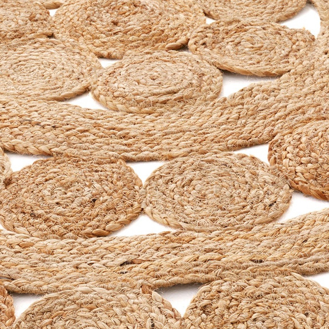 Ковер Wicker Circles Carpet 100% джут