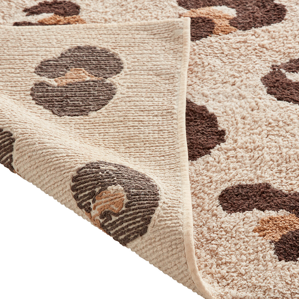 Ковер из хлопка с леопардовым принтом Soft Hugs