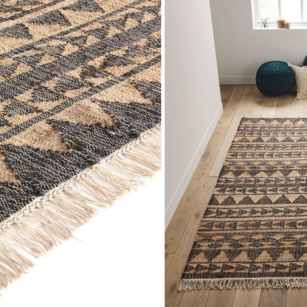 Ковер с бахромой Carpet Graphic Design Triangles