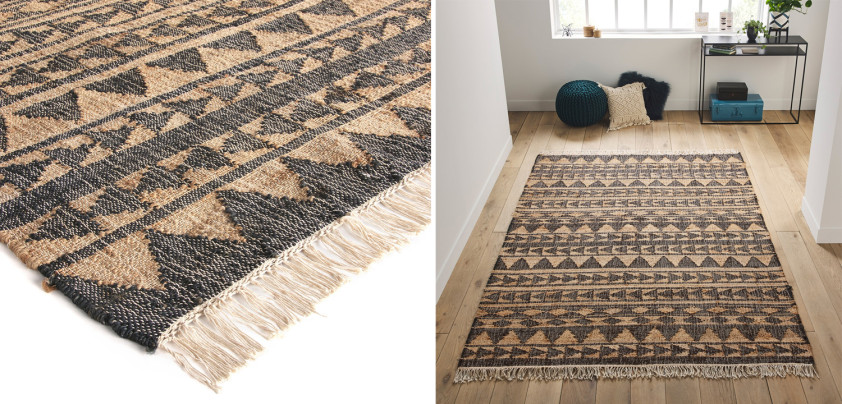 Ковер с бахромой Carpet Graphic Design Triangles