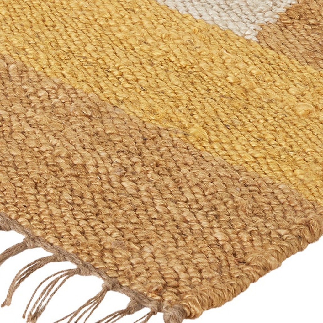 Ковер с бахромой Carpet Yellow 100% джут