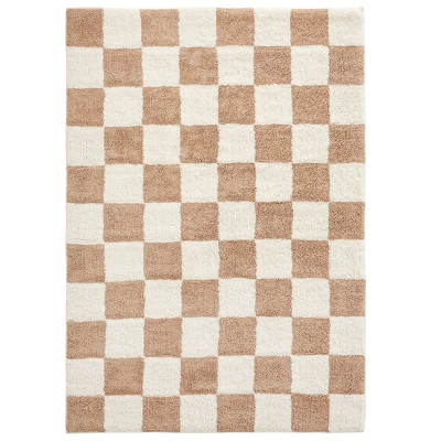 Ковер с шахматным принтом Chess Layout из хлопка