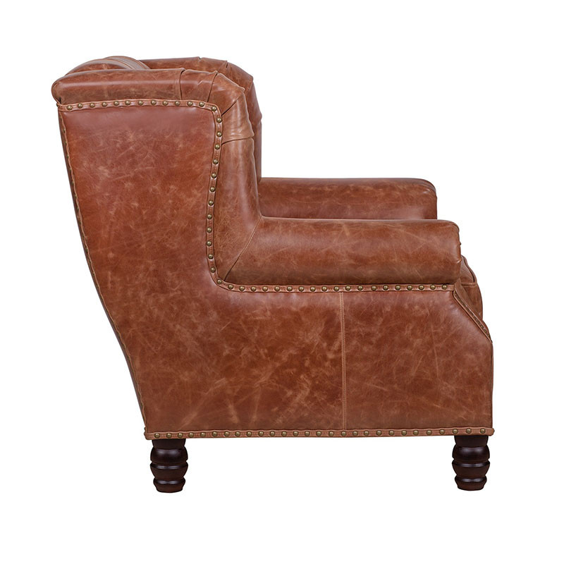 Кожаное кресло James Brown Leather Armchair