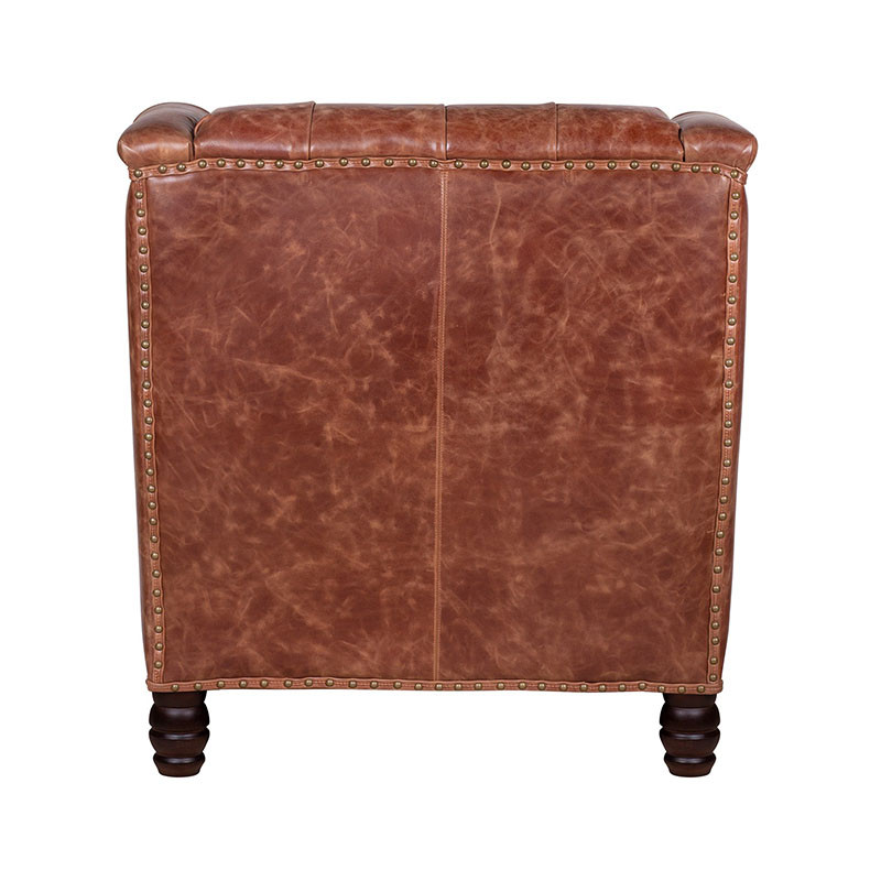 Кожаное кресло James Brown Leather Armchair