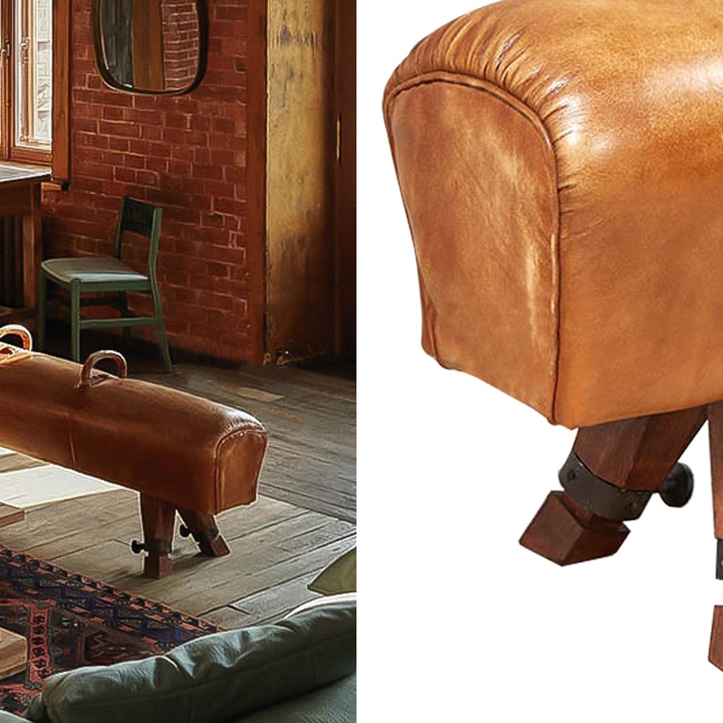Козлик дизайнерский Leather Gymnastic Goat Loft