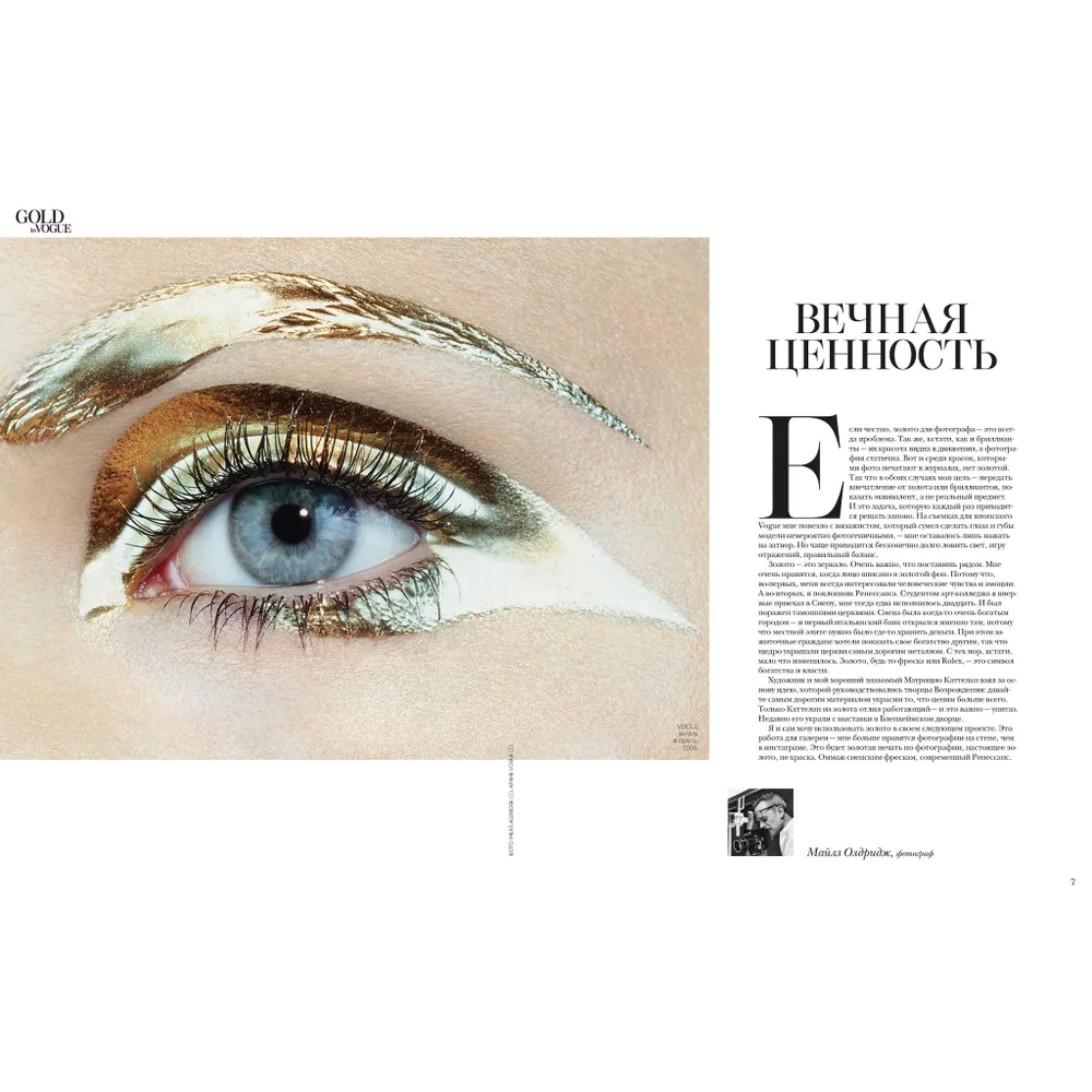 Коллекционная книга Gold in Vogue