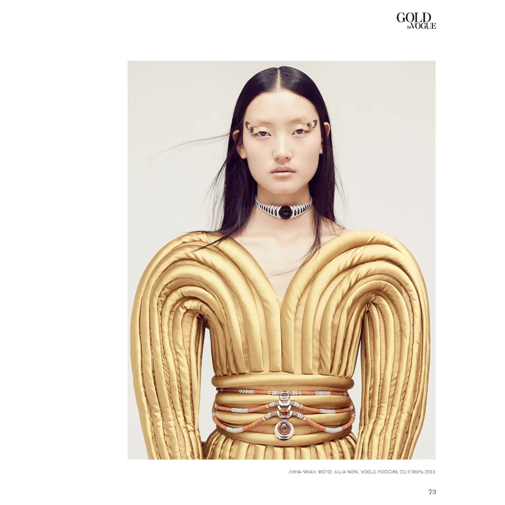 Коллекционная книга Gold in Vogue