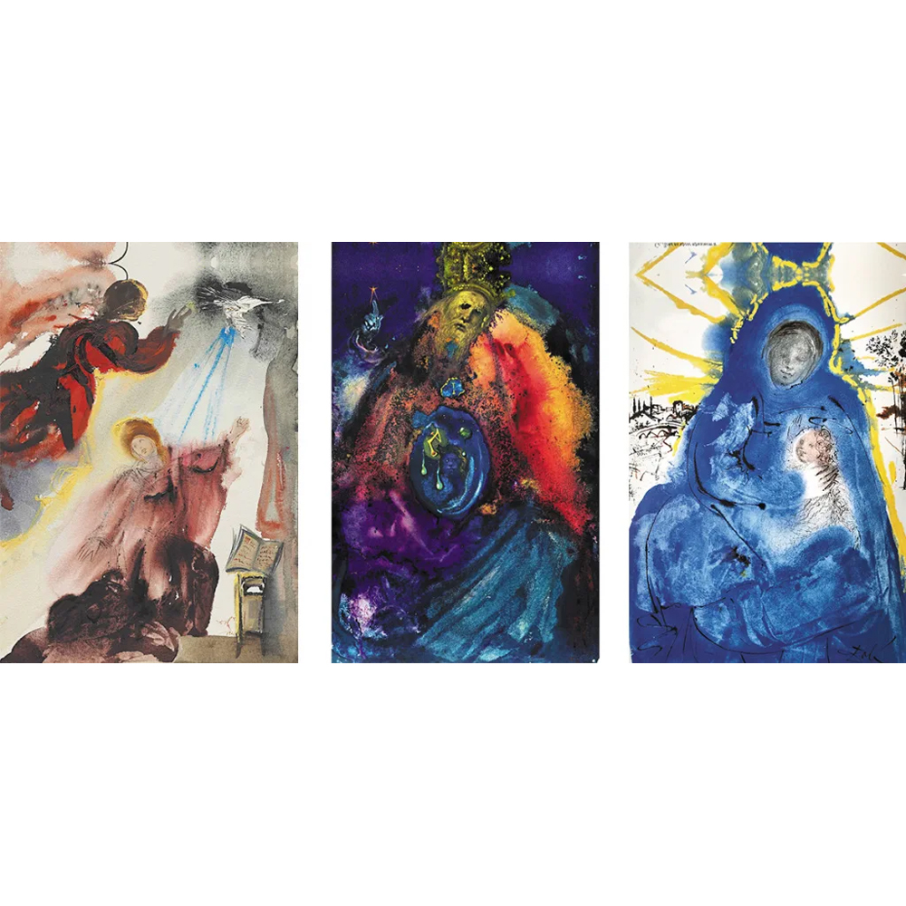 Коллекционное издание древней Библии с иллюстрациями Сальвадора Дали