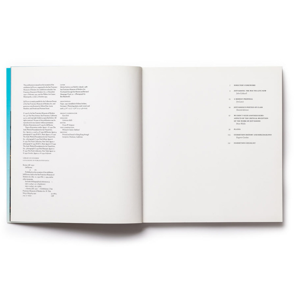 Коллекционный Арт-альбом Jeff Koons SF MoMA Softcover 1992 Букинистика