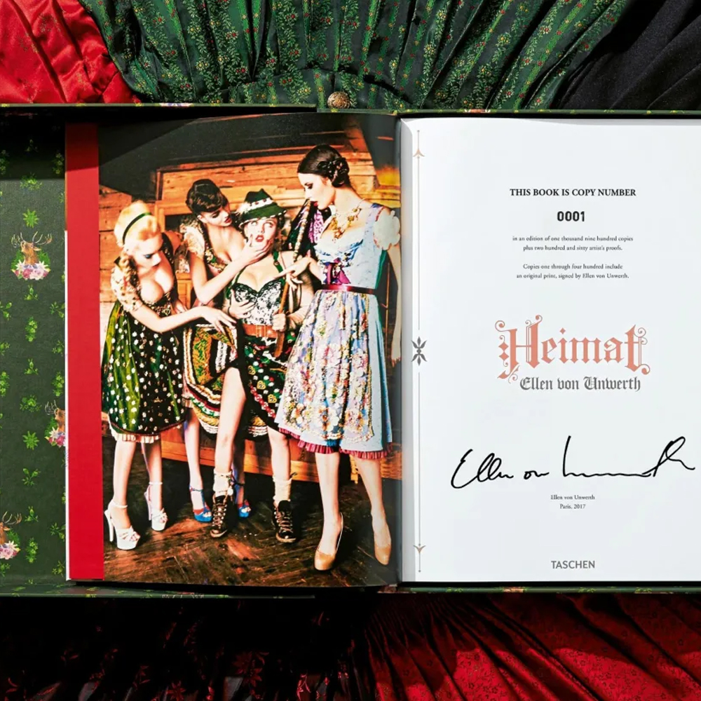 Коллекционный лимитированный Фотоальбом Ellen von Unwerth. Heimat XXL