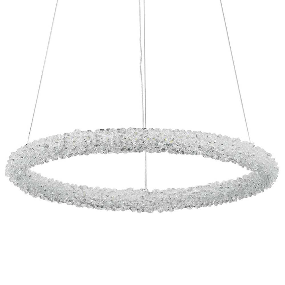 Кольцевая люстра с хрустальным декором Gilbertine Crystal Ring Chandelier