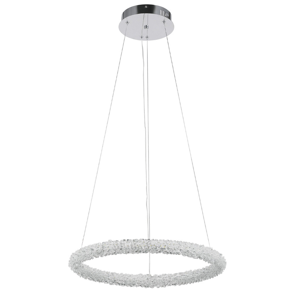 Кольцевая люстра с хрустальным декором Gilbertine Crystal Ring Chandelier