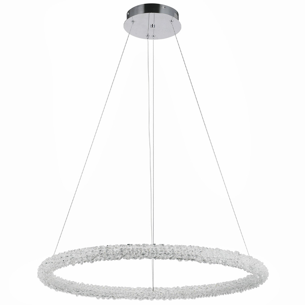 Кольцевая люстра с хрустальным декором Gilbertine Crystal Ring Chandelier