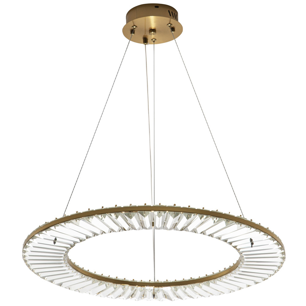 Кольцевая люстра с хрустальным декором Maude Crystal Chandelier