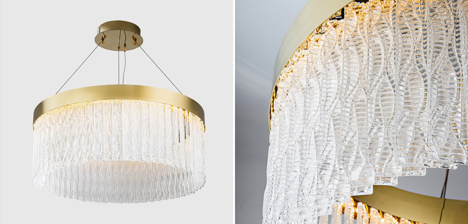 Кольцевая Светодиодная Люстра Harrison Brass