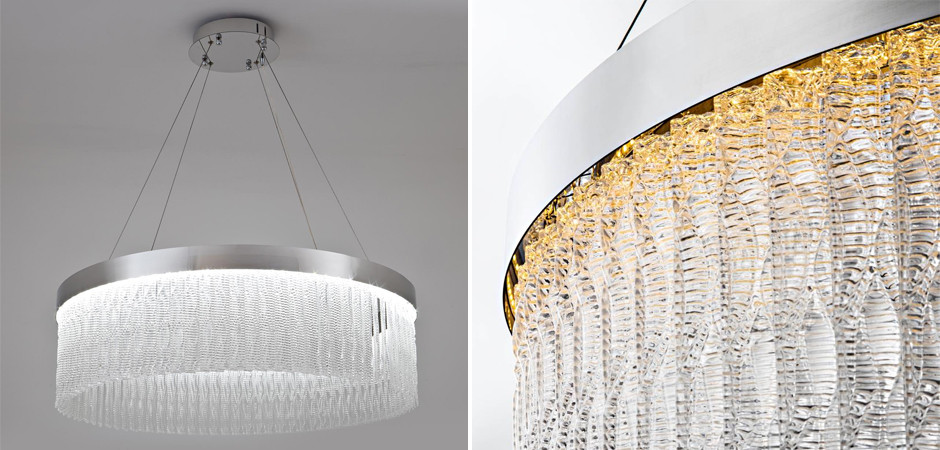 Кольцевая Светодиодная Люстра Harrison Chrome