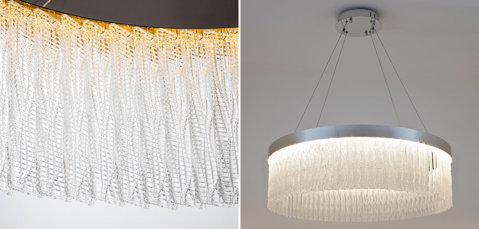 Кольцевая Светодиодная Люстра Harrison Chrome