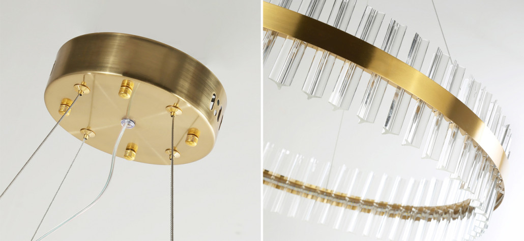 Кольцевая светодиодная люстра Ring Horizontal