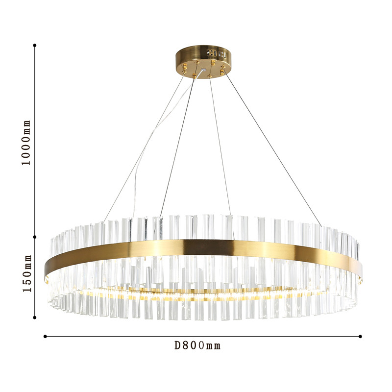Кольцевая светодиодная люстра Ring Horizontal