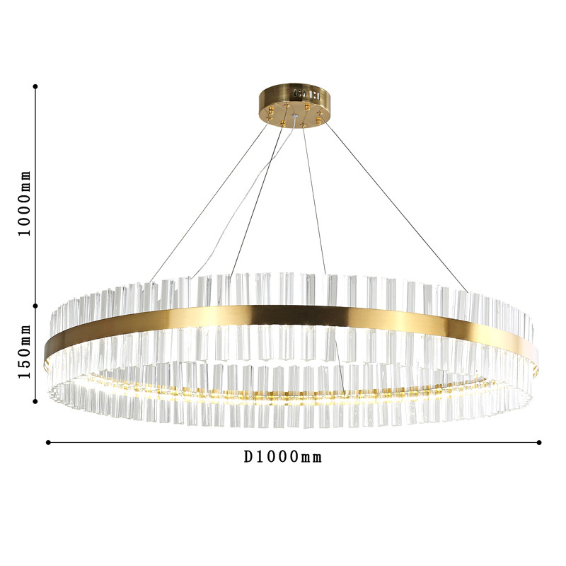 Кольцевая светодиодная люстра Ring Horizontal