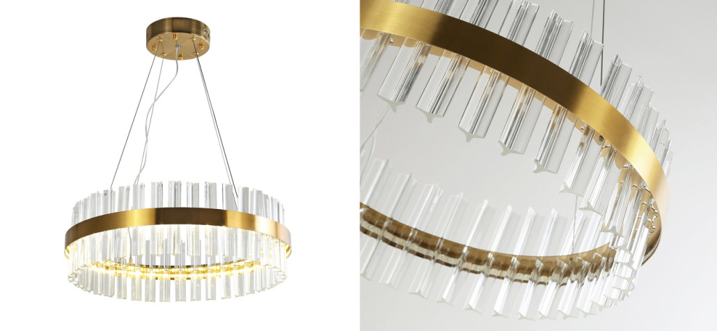 Кольцевая светодиодная люстра Ring Horizontal 50 см