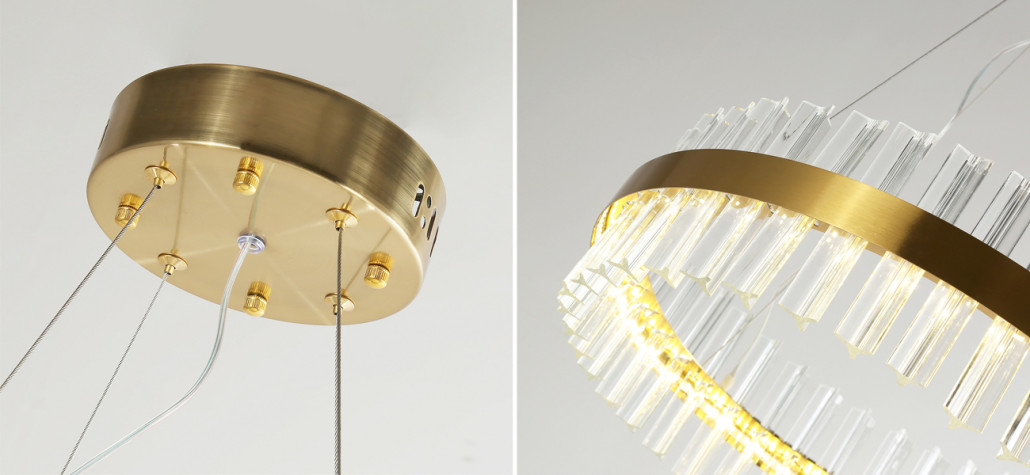 Кольцевая светодиодная люстра Ring Horizontal 50 см