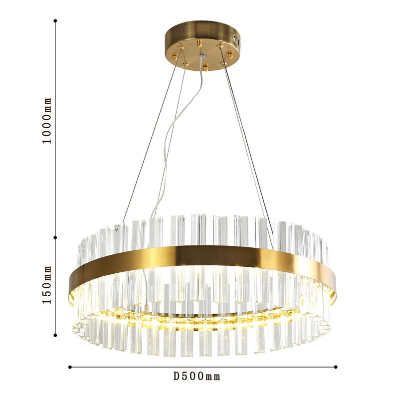 Кольцевая светодиодная люстра Ring Horizontal 50 см