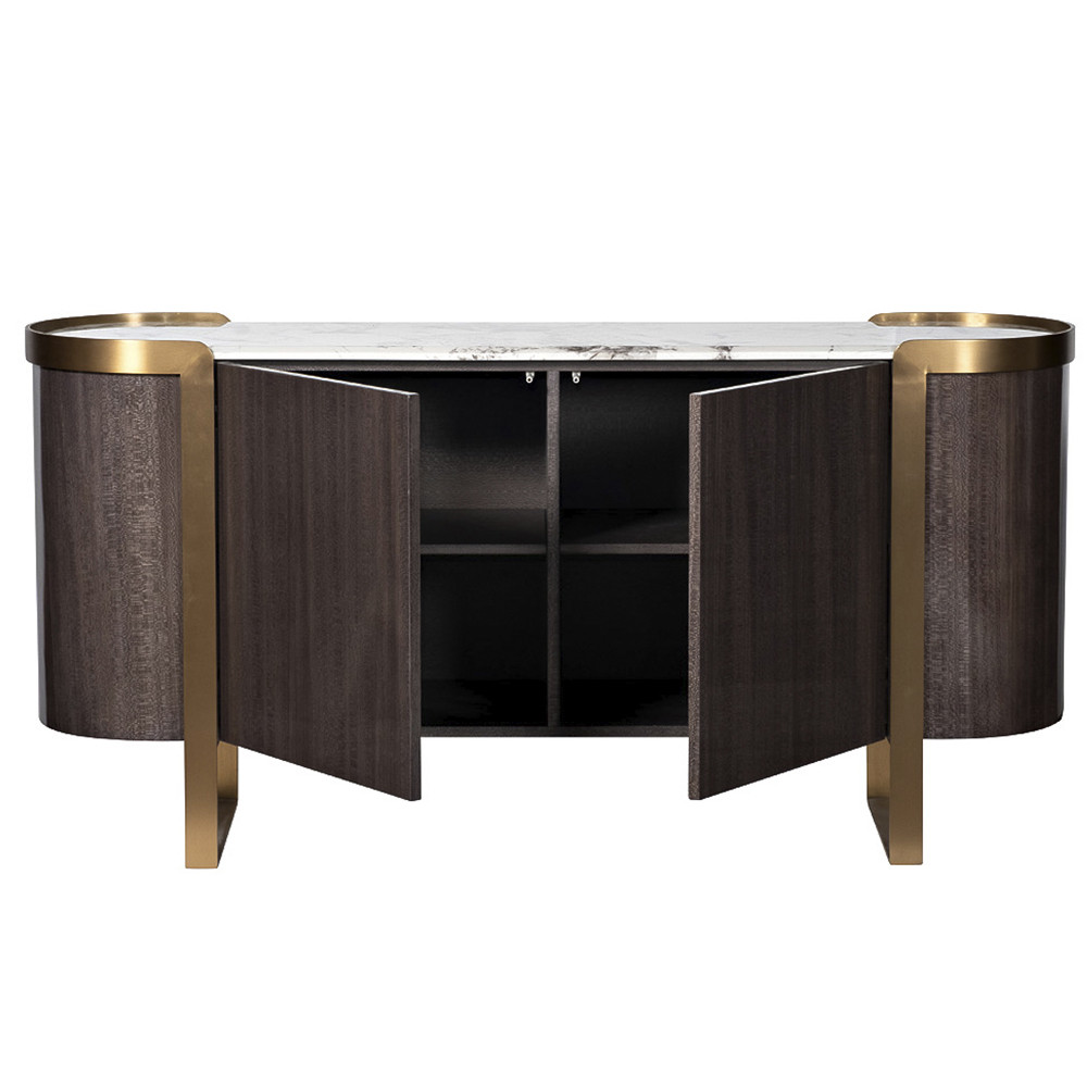 Комод  округлой формы с дверцами Chest of Precious Breed