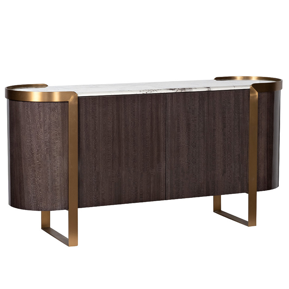 Комод  округлой формы с дверцами Chest of Precious Breed