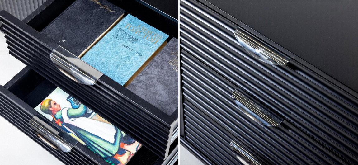 Комод Antique Order Черный 160 см