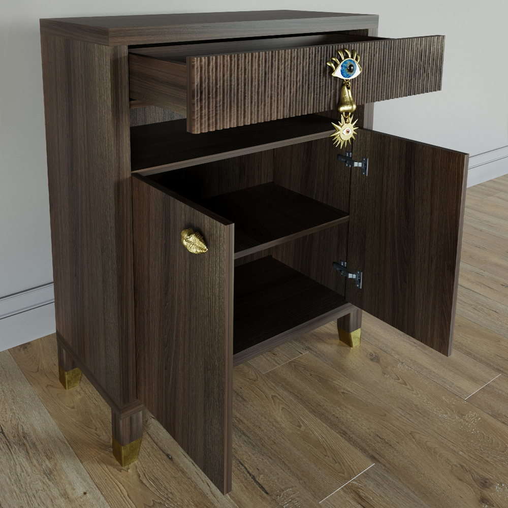 Комод Elsa Dreams Walnut Двухстворчатый