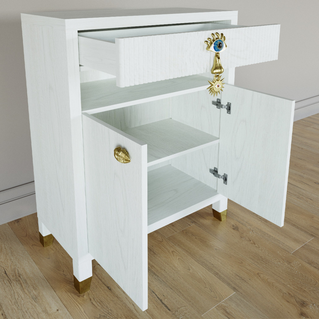 Комод Elsa Dreams White Двухстворчатый