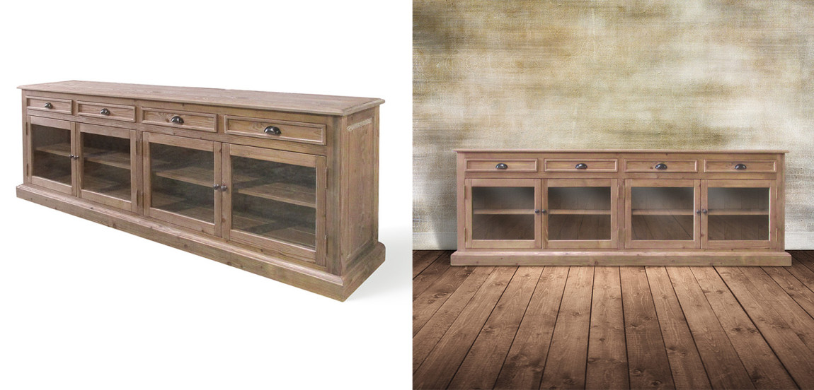 Комод Hakon Provence HARMONIE Natural Patina long