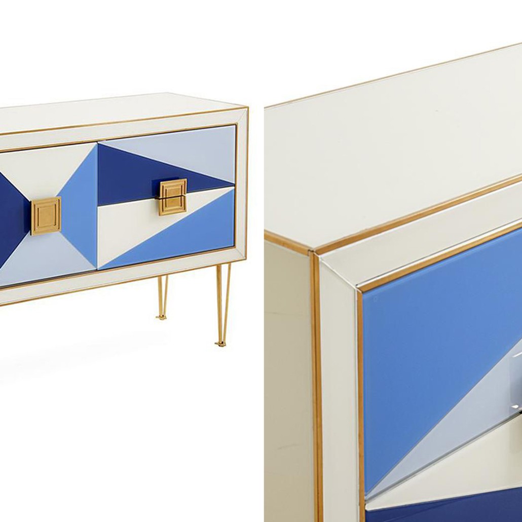 Комод JONATHAN ADLER HARLEQUIN CREDENZA - BLUE