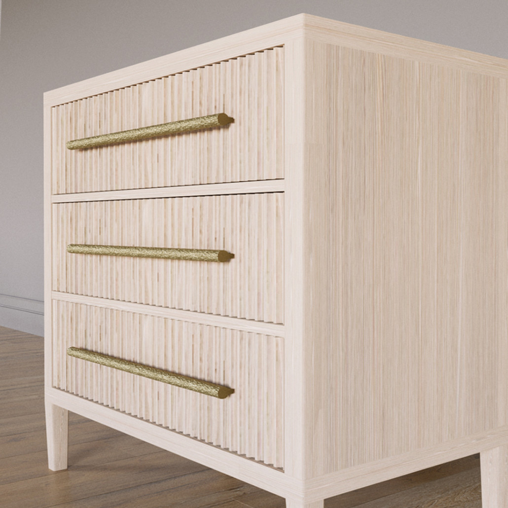 Комод Primo с 3 выдвижными ящиками Светлый дуб