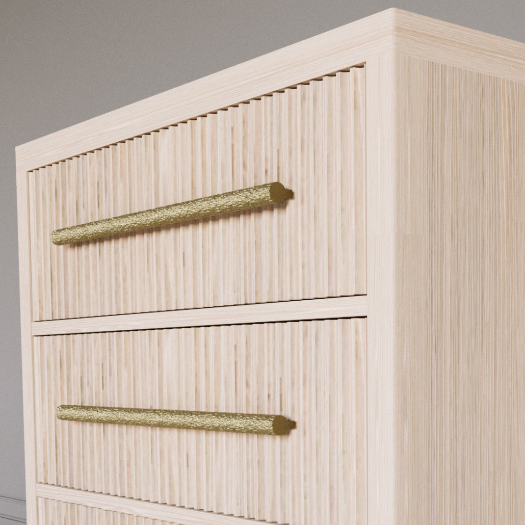 Комод Primo с 3 выдвижными ящиками Светлый дуб