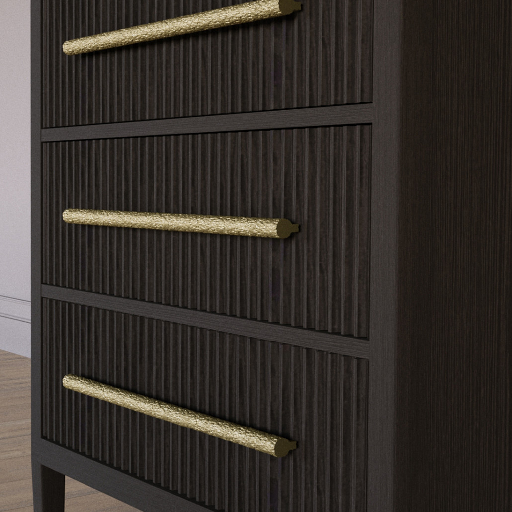 Комод Primo с 3 выдвижными ящиками Темный орех