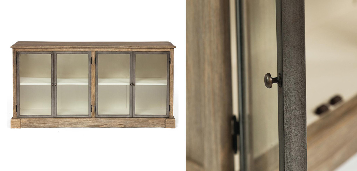 Комод Provence Jacob Chest of Drawers glass doors