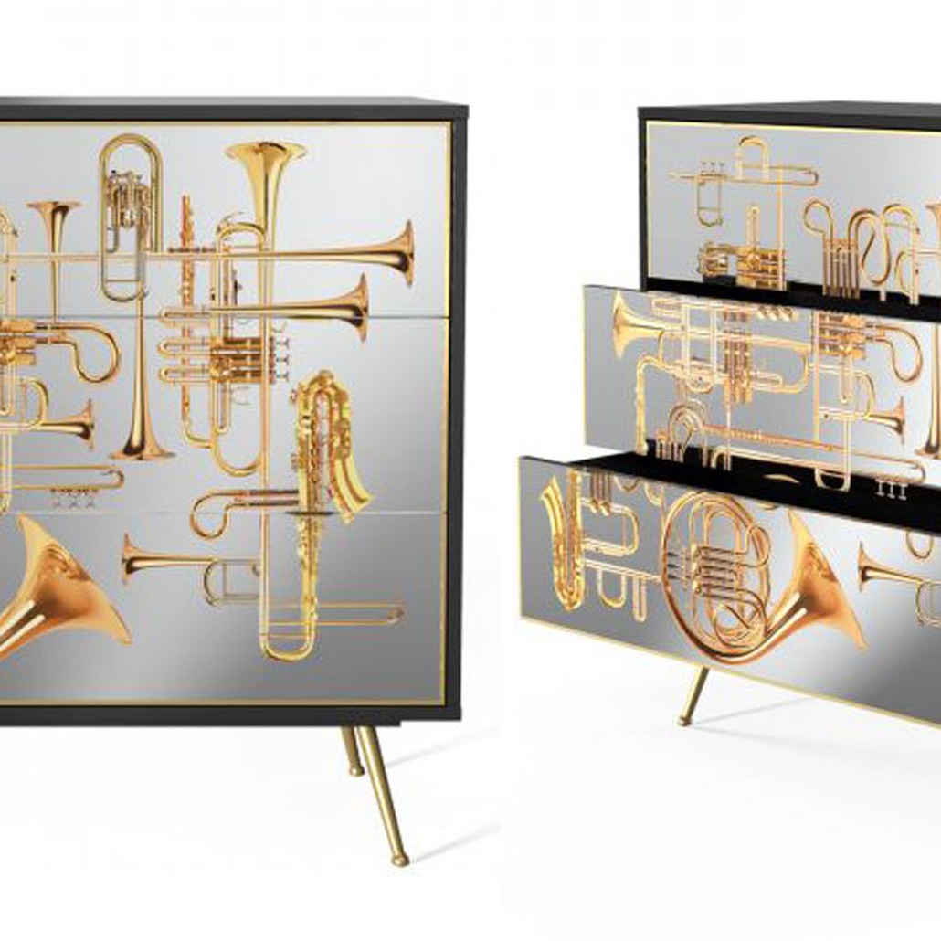 Комод Seletti Chest of Three Drawers Trumpets