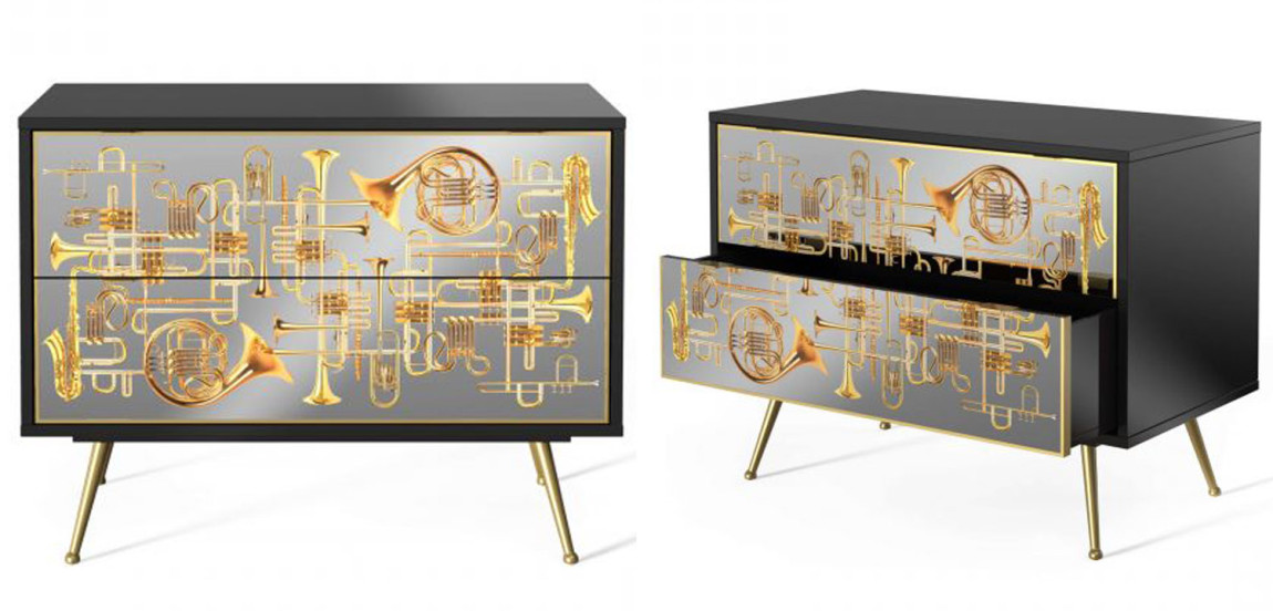 Комод Seletti Chest of Two Drawers Trumpets