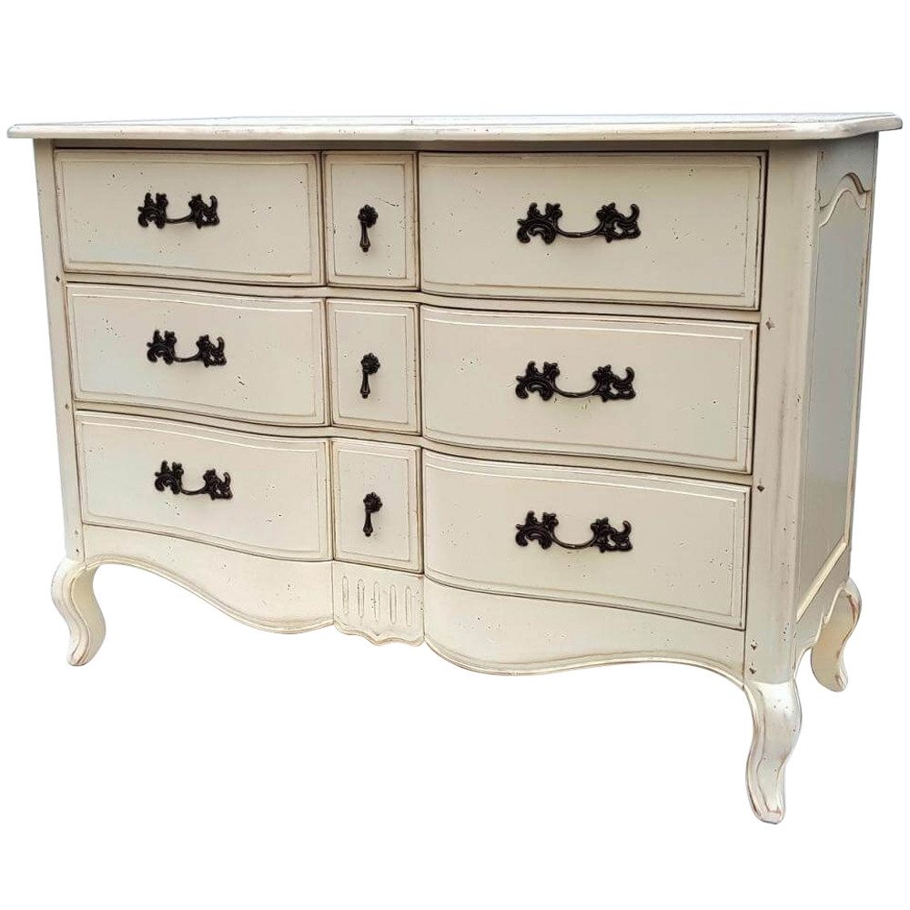 Комод бежевый в стиле Прованс Montmartre Provence Beige Wide