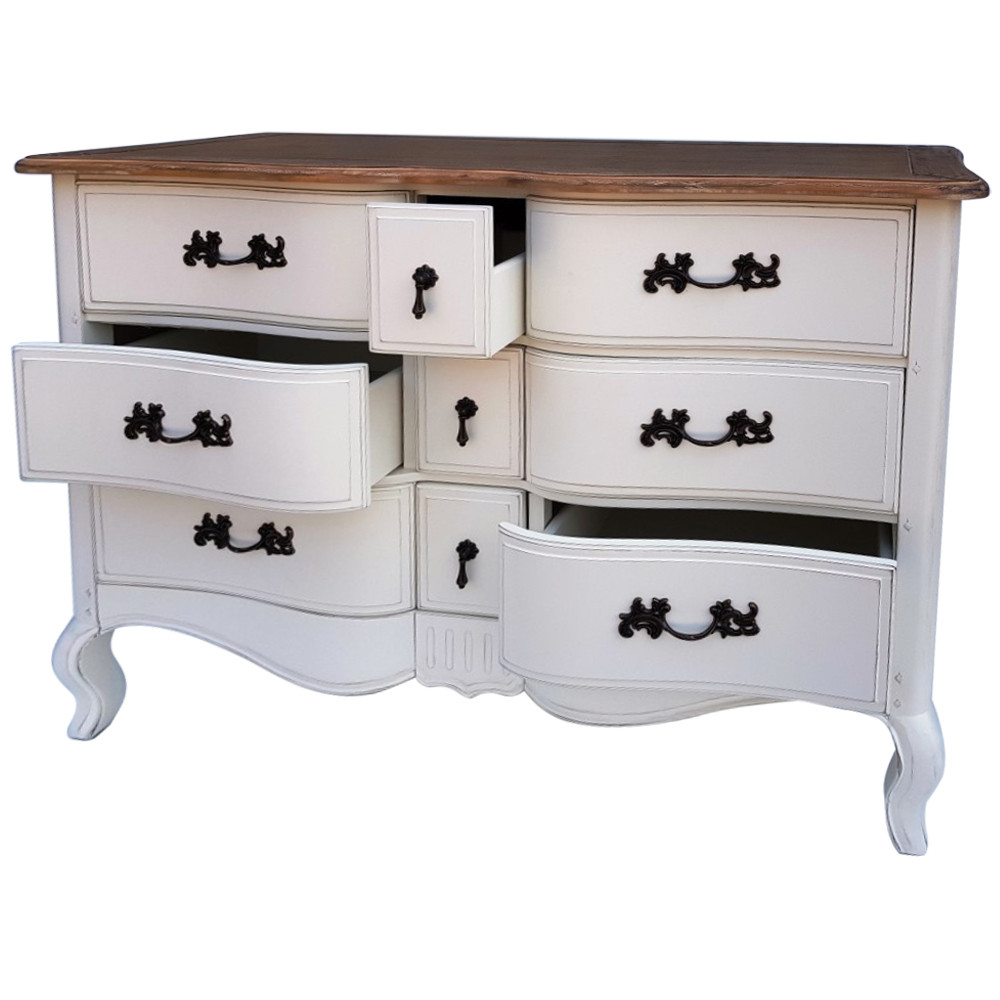 Комод бежевый в стиле Прованс Montmartre Provence Beige Wide