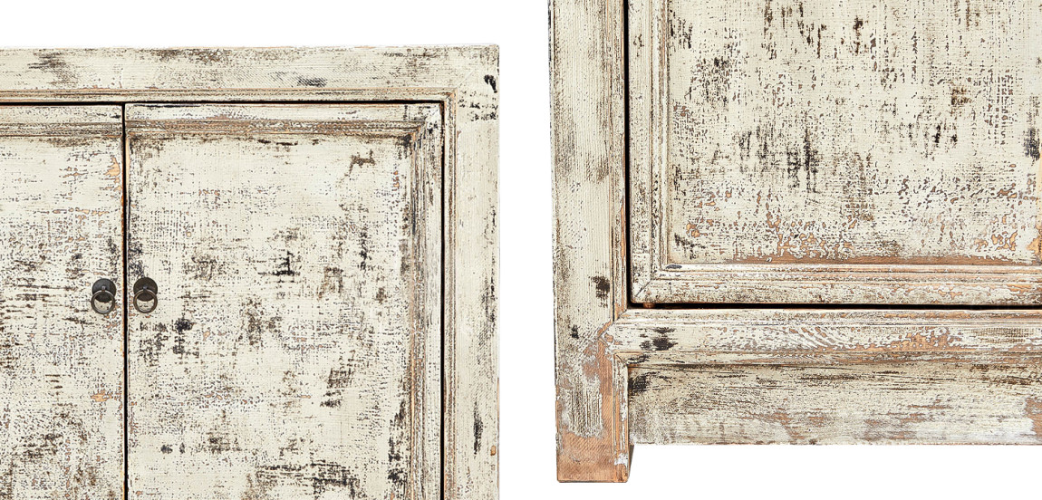 Комод в винтажном стиле с 4-мя дверцами Reynard Chest of Drawers Vintage Ivory