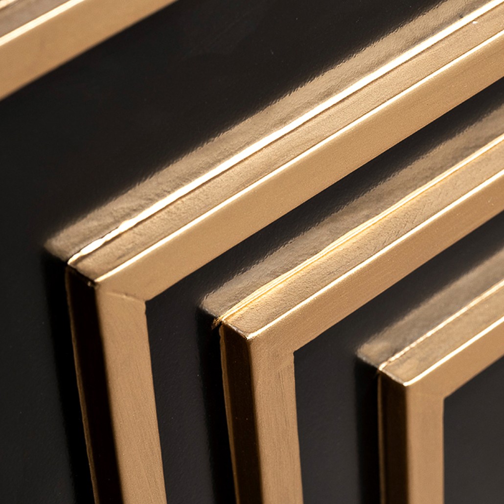 Комод в стиле арт-деко Meandro Chest of drawers Черный