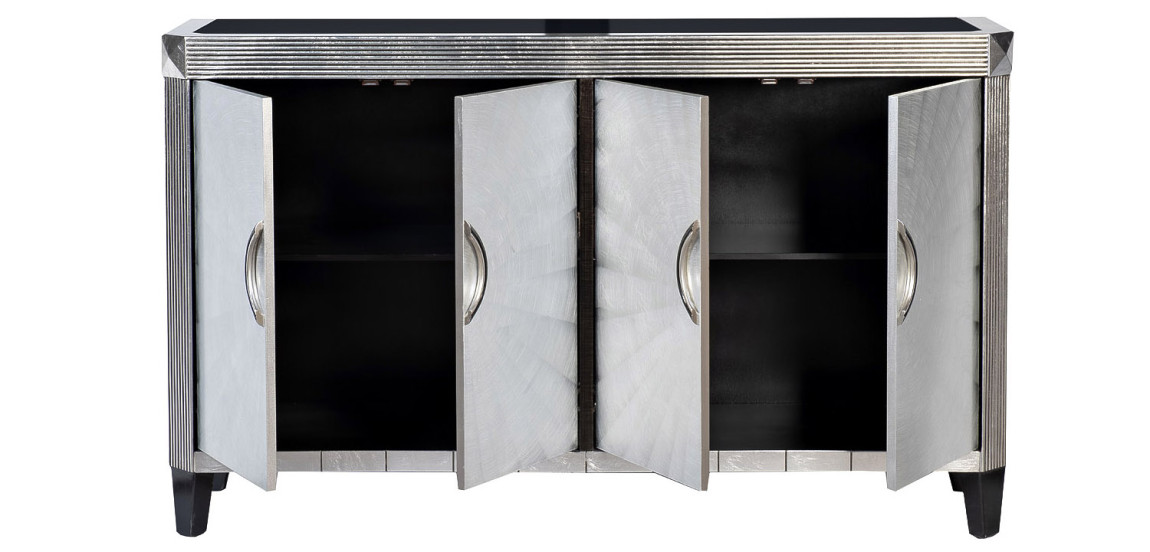 Комод в стиле Арт-деко Tarciso Chest of drawers Серебристый