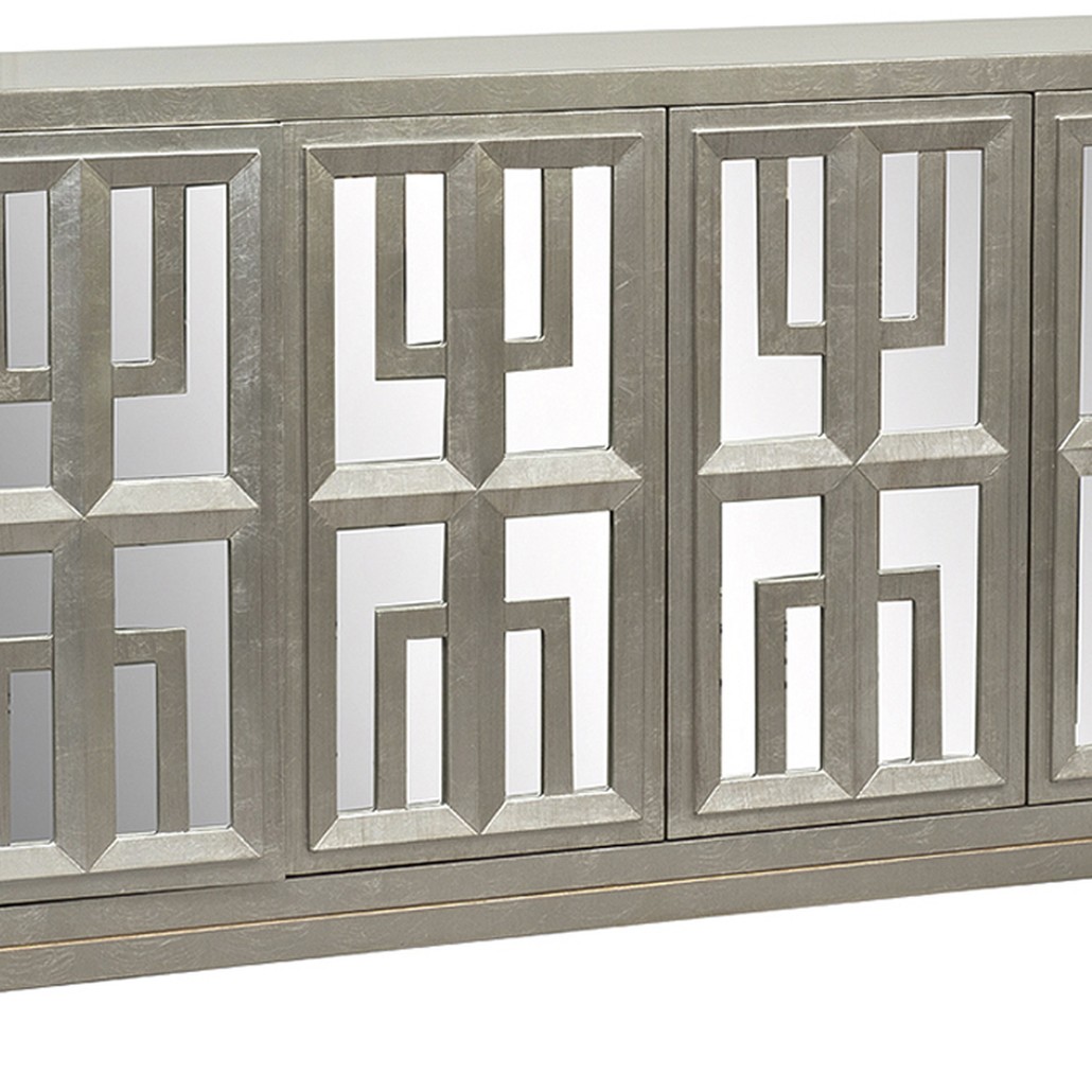 Комод в стиле Арт-деко с зеркальным фасадом Torben Chest of drawers mirror facade