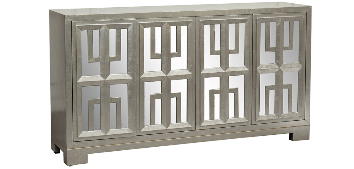 Комод в стиле Арт-деко с зеркальным фасадом Torben Chest of drawers mirror facade