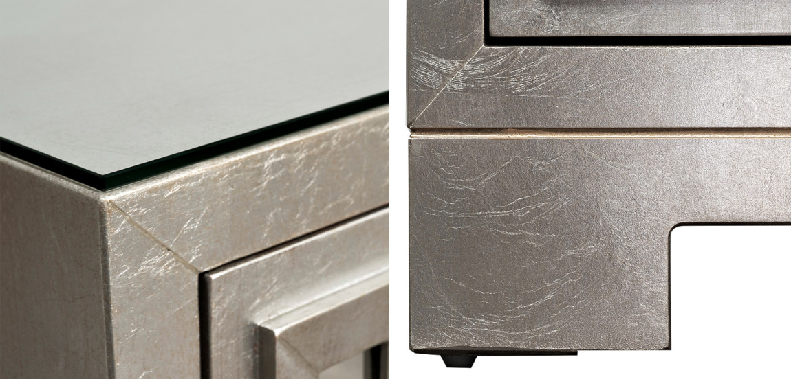 Комод в стиле Арт-деко с зеркальным фасадом Torben Chest of drawers mirror facade