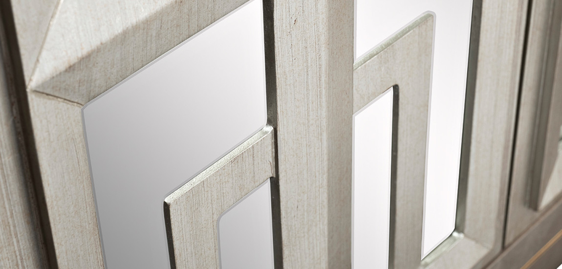 Комод в стиле Арт-деко с зеркальным фасадом Torben Chest of drawers mirror facade