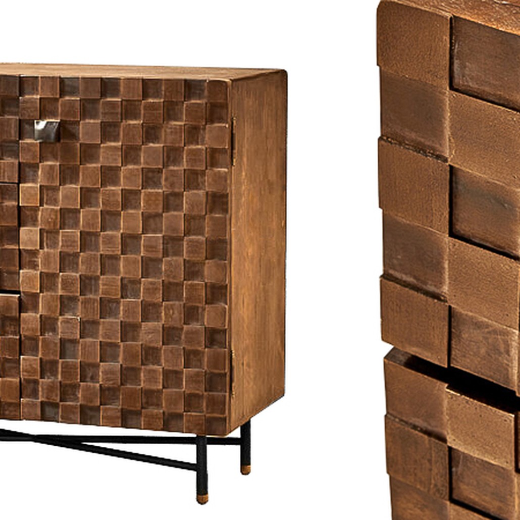 Комод в стиле Лофт Cells Wood Commode